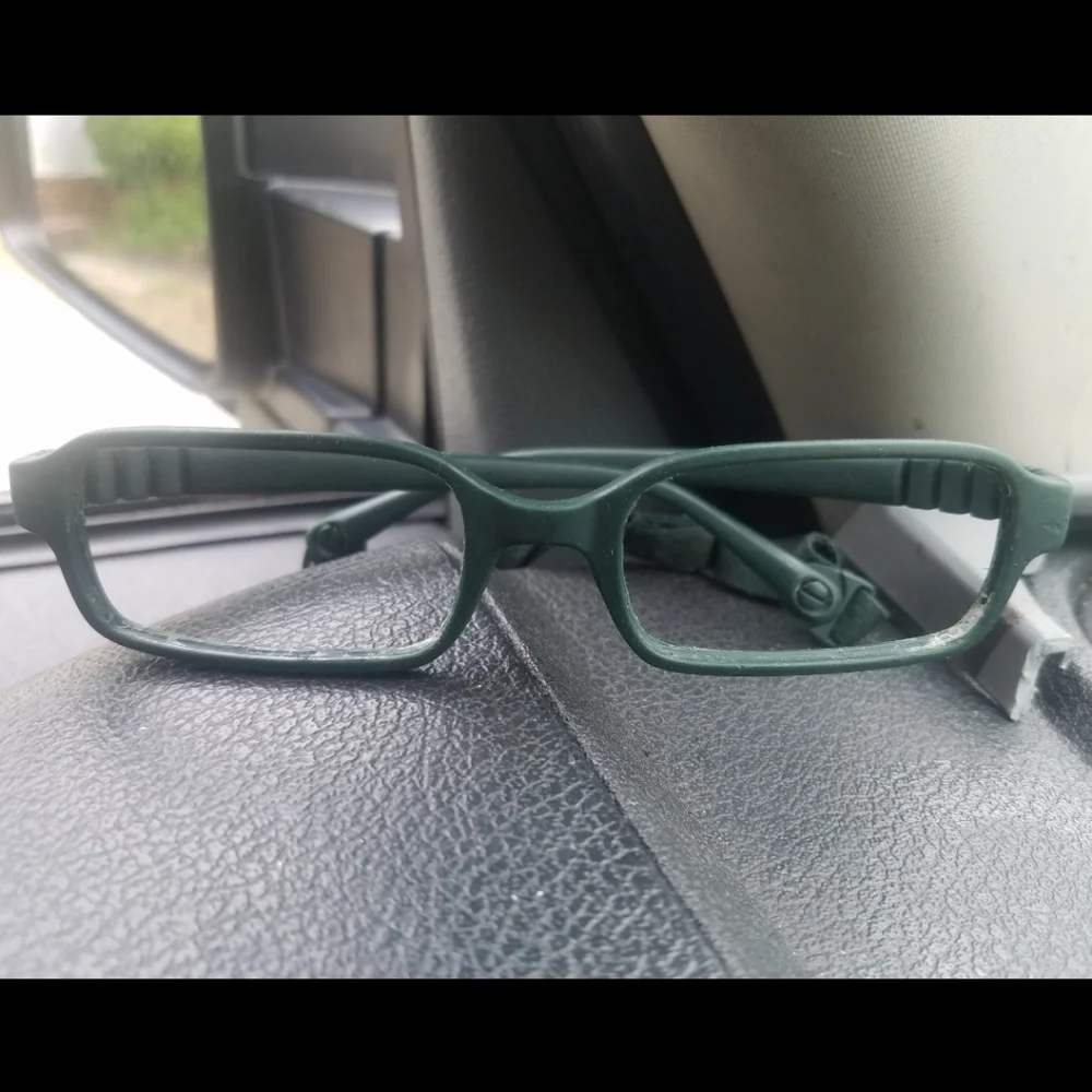 Matte Forest Green Rectangular Reading Glasse Frames Xsmall